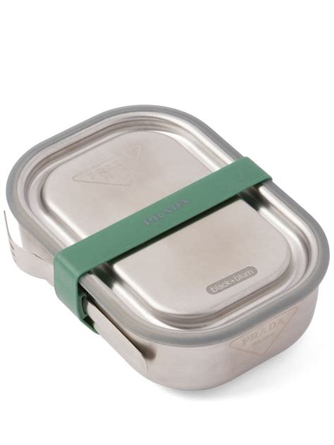 stainless steel lunch box prada|Prada.